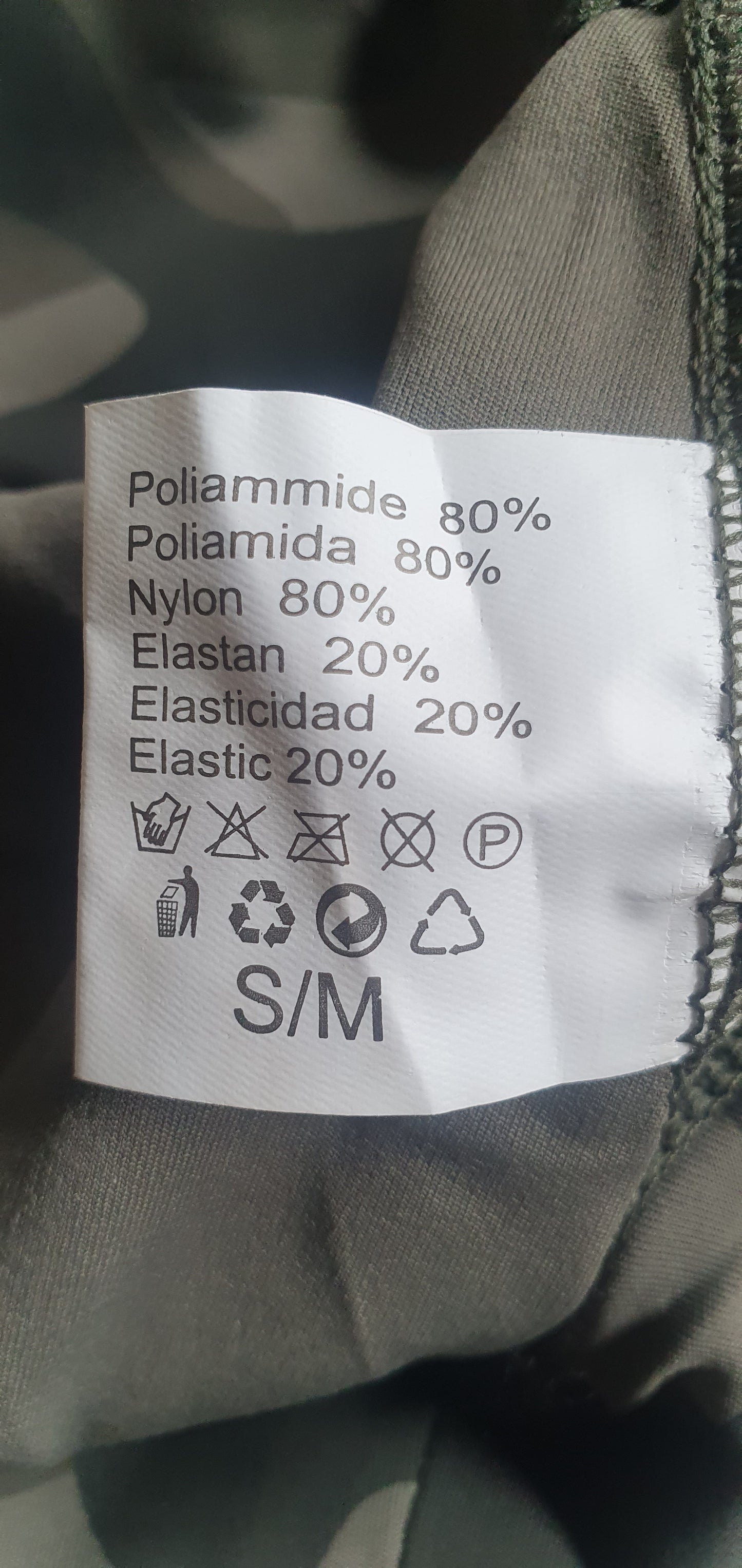 Legging Flare Militaire "Fitness" – Taille S/M – Coupe Évasée avec Poche – Leg Vanilla