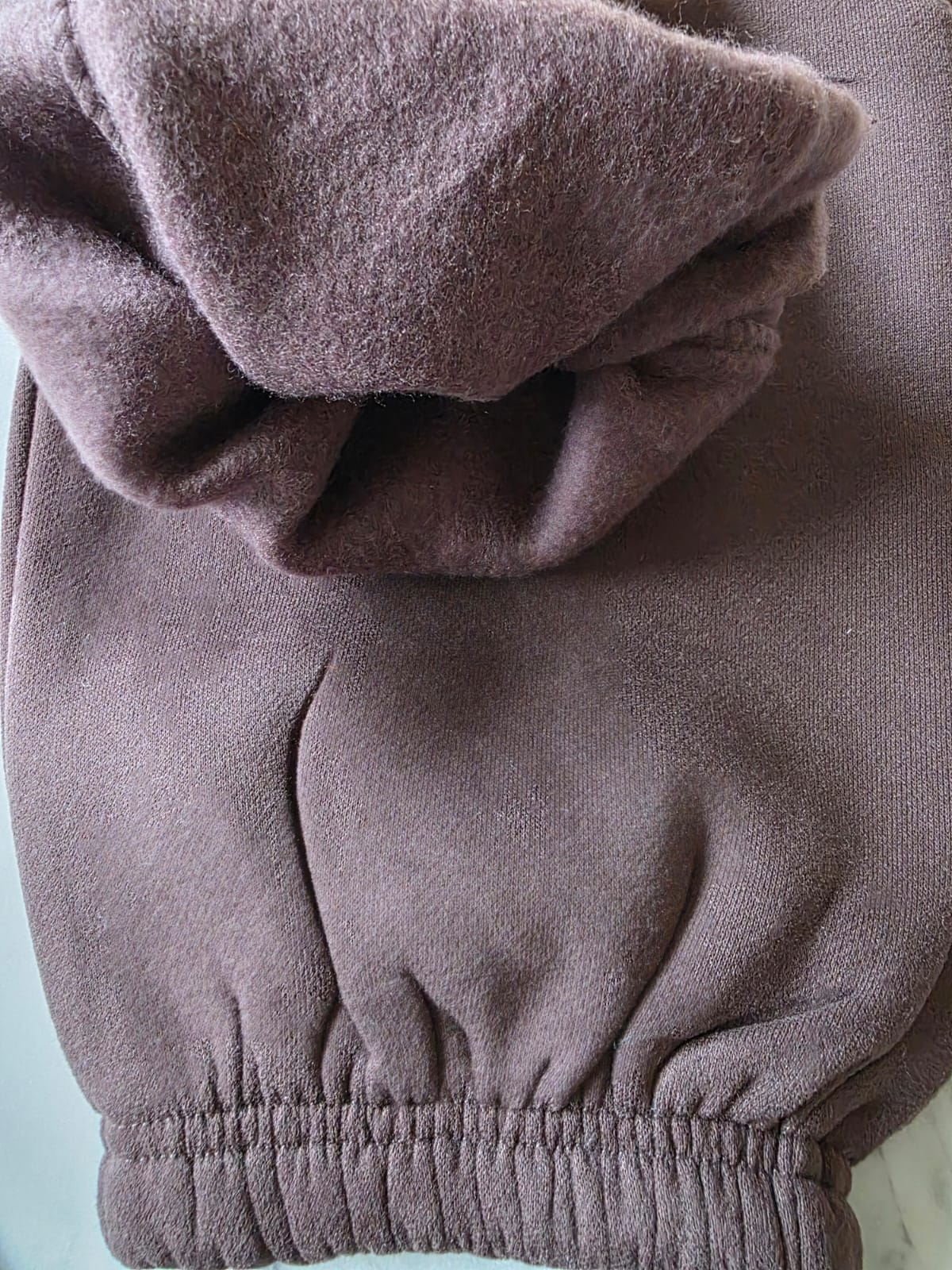 Pantalon Jogging Large en Coton Marron - Style Y2K Casual